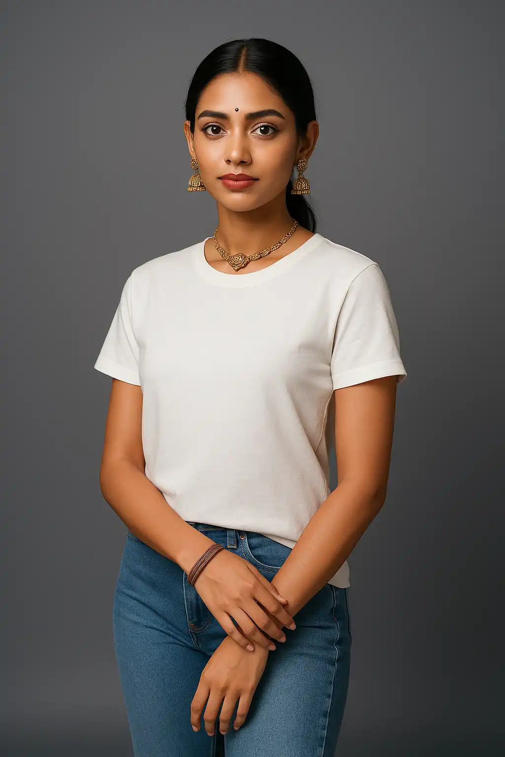 Woman in traditional attire