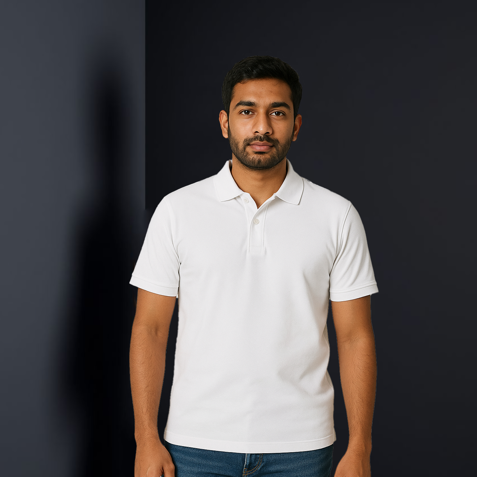 Fashion model showcasing our signature collection